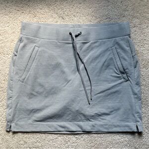 Athleta Gray Skirt with Drawstring